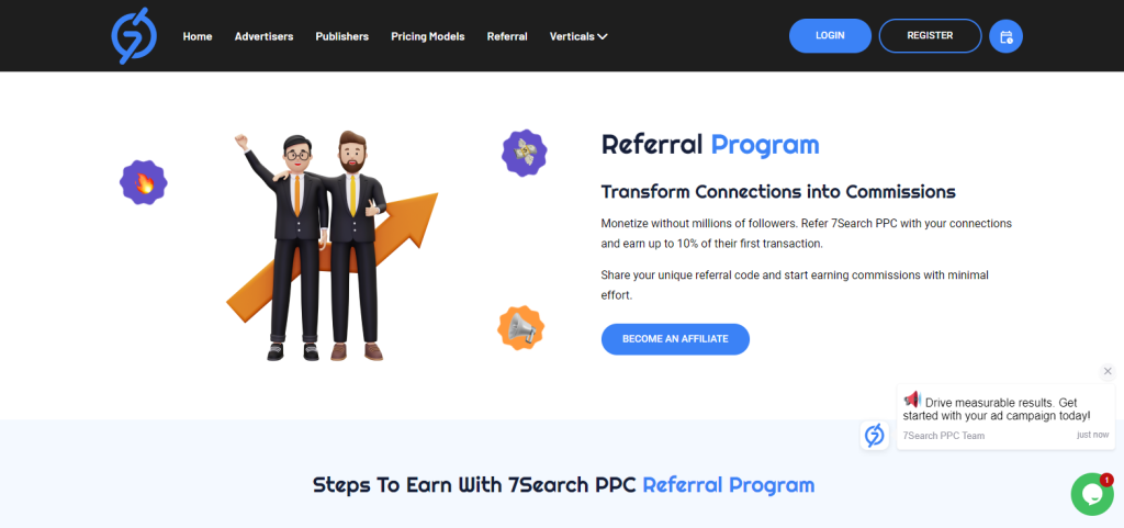 Referral Program 7Search PPC